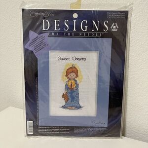 Vintage Designs for the Needle Kinka Sweet Dreams Cross Stitch Kit 5561 NEW